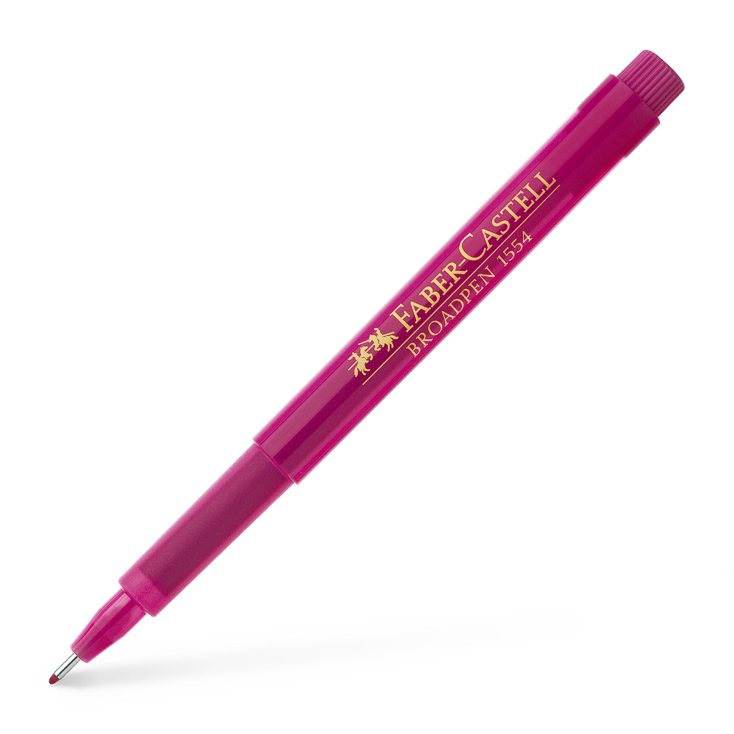 LINER 0.8MM ROZ BROADPEN 1544 FABER-CASTELL LINER 0.8MM ROZ BROADPEN 1544 FABER-CASTELL